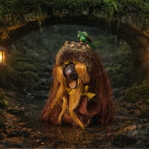 Vintage ‘Catch a Falling Star’ witch troll